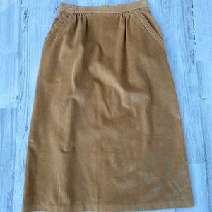 2 FOR $20 - Highwaisted Corduroy Pencil Skirt